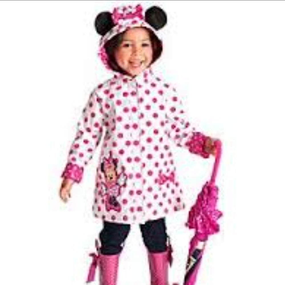Disney Minnie Mouse Pink Raincoat for Kids